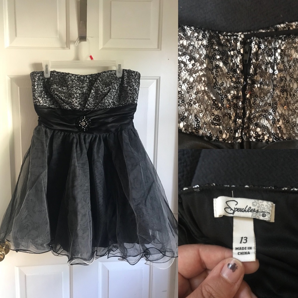 JCPenny black and white Cocktail Dress